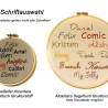 1 bis 4 Zeichen Namensstickerei Monogramm auf meinem Produkten !