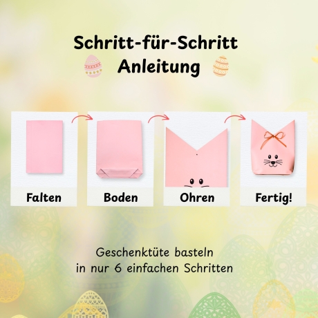 Ostergeschenktüte DIY – Bastelanleitung PDF
