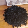 Federkranz Kranz Federn Dekoration schwarz 40cm Deko