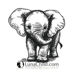 NEU Stickdatei Elefant Baby Rosy realistisch