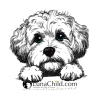 NEU Stickdatei Bichpoo Annika Hund LunaChild