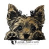NEU Stickdatei Applikation Yorkshire Terrier Lucy