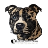 NEU Stickdatei Applikation Staffordshire Bullterrier Rachel 