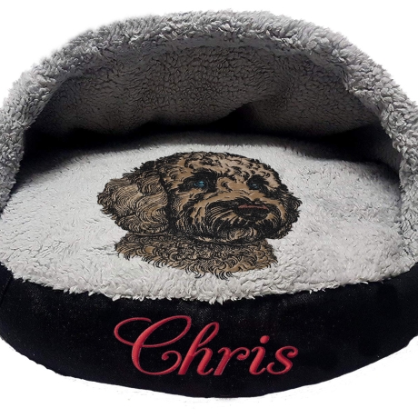 NEU Stickdatei Applikation Golden Doodle Chooper
