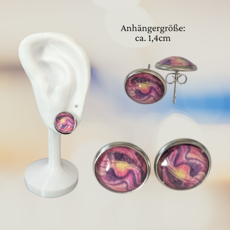 Schmuckset mit Motivstein