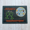 -Ernste Lage- ITH Mugrug Schild Einzeldatei mit Spruch Stickdatei