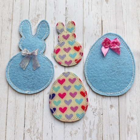 Quickie Hase Stickdatei Doodle Appli Deko stickdirwas