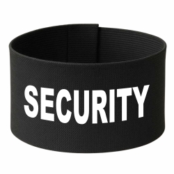 Klett-Armbinde 10 cm Höhe bedruckt mit SECURITY
