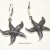 Ohrringe SEESTERN mit silver plated Klapphaken