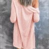 Damen-Sommer-Cardigan/Longshirt, hellrosa, Größe M, neu