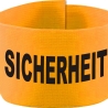 Klett-Armbinde 10 cm Höhe bedruckt mit SICHERHEIT