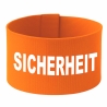 Klett-Armbinde 10 cm Höhe bedruckt mit SICHERHEIT