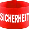 Klett-Armbinde 10 cm Höhe bedruckt mit SICHERHEIT