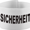 Klett-Armbinde 10 cm Höhe bedruckt mit SICHERHEIT