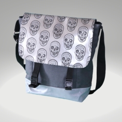 Messenerbags/Skull/Umhängetasche Herren/Männertasche/Totenkopf