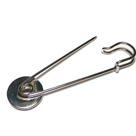 Schalnadel Brosche Ponchonadel HERBSTBLATT Cabochon Tuchnadel