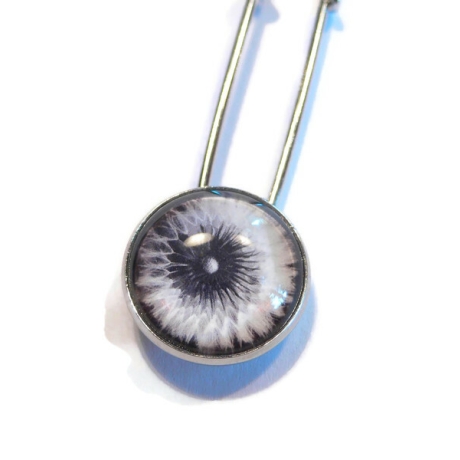 Schalnadel Ponchonadel PUSTEBLUME Cabochon Tuchnadel