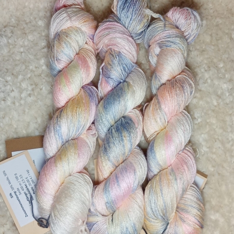 Silk, handgefärbte Wolle, Seide, Wolle mit Seide, Seidenwolle