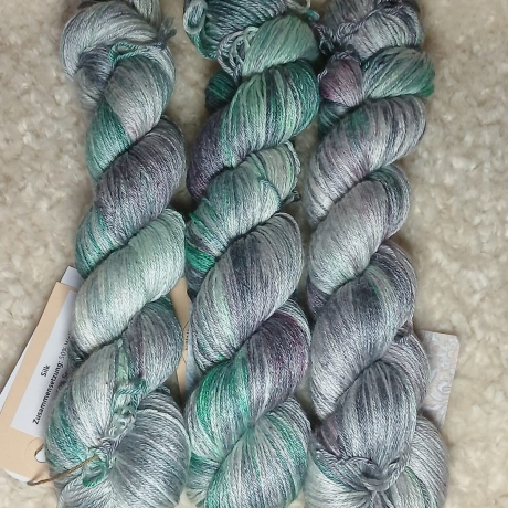 Silk, handgefärbte Wolle, Seide, Wolle mit Seide, Seidenwolle