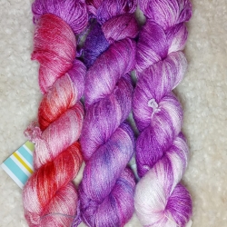 Silk, handgefärbte Wolle, Seide, Wolle mit Seide, Seidenwolle