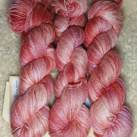 Silk, handgefärbte Wolle, Seide, Wolle mit Seide, Seidenwolle