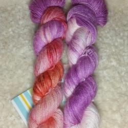 Silk, handgefärbte Wolle, Seide, Wolle mit Seide, Seidenwolle