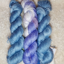 Silk, handgefärbte Wolle, Seide, Wolle mit Seide, Seidenwolle