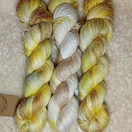 Silk, handgefärbte Wolle, Seide, Wolle mit Seide, Seidenwolle