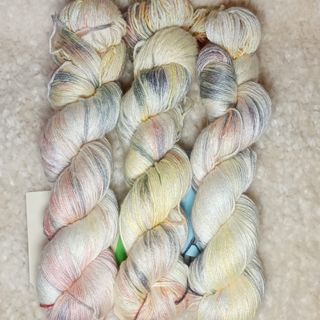 Silk, handgefärbte Wolle, Seide, Wolle mit Seide, Seidenwolle