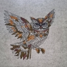 Eule - 18.90 x 18.82 cm