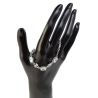 Versilberte Armbänder Mit Modernem Design Für Frauen