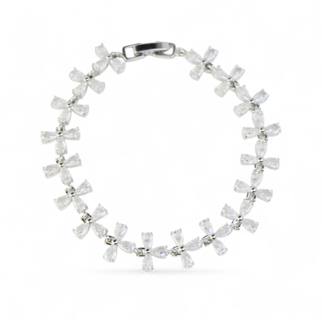 Versilberte Armbänder Mit Feiner Silberoptik