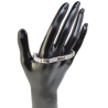 Versilberte Armbänder Für Moderne Frauen