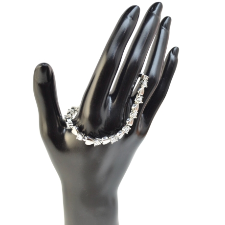 Versilberte Armbänder Mit Hochwertiger Versilberung