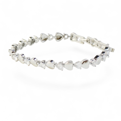 Versilberte Armbänder Mit Hochwertiger Versilberung
