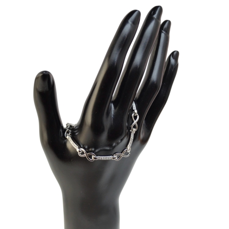 Versilberte Armbänder Eleganter Schmuck Für Damen