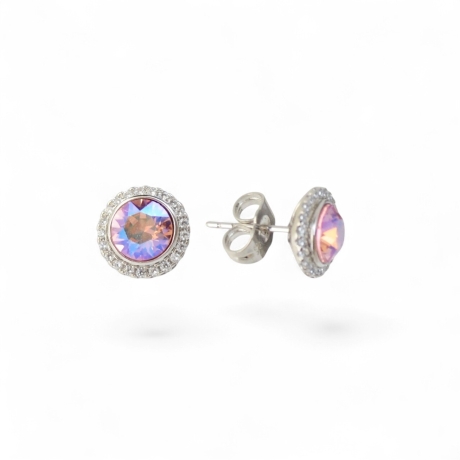 Versilberte Ohrringe Damen Elegant Zeitlos Schmuck Geschenk