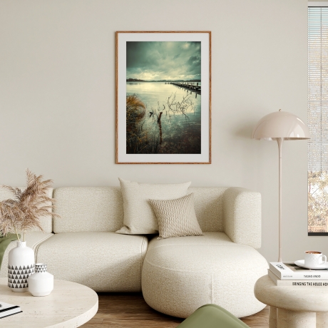 Fotografie Steg Moody - FineArt Druck