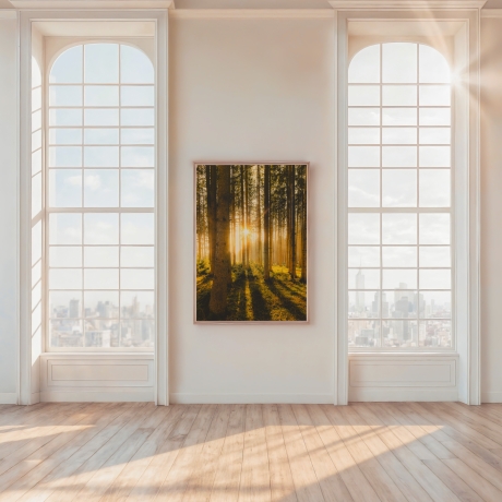  Neu! Fotografie Sonnenlicht als Poster Druck