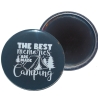 Taschenspiegel 59 mm Metall Spruch Camping Camper Wohnmobil