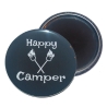 Taschenspiegel 59 mm Metall Spruch Camping Camper Wohnmobil