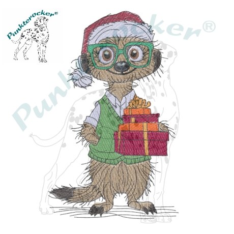  VS | Weihnachts-Crew - Erdmännchen 1 | 8.30 x 13.20 cm