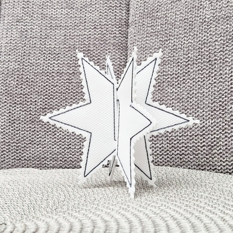 Stickdatei Sterne zum Zusammenstecken 2teilig ITH stickdirwas