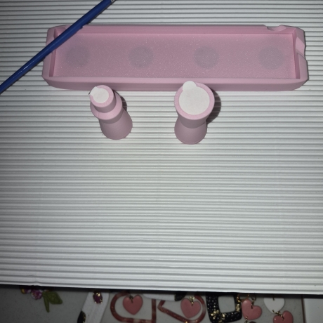 Mal- und Modellierhilfe – Basisplatte mit 4 Stempeln