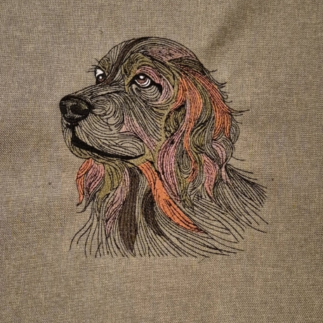Deutscher Wachtelhund - 17.10 x 18.40 cm