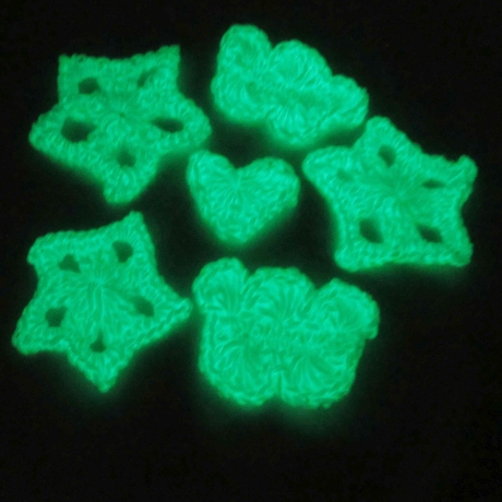 Häkelanleitung: Set „Leuchtender Himmel“ – Stern, Wolke & Herz