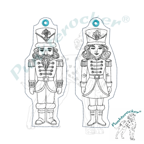 ITH | Anhänger | 2 Nussknacker | 8.02 x 9.60 cm