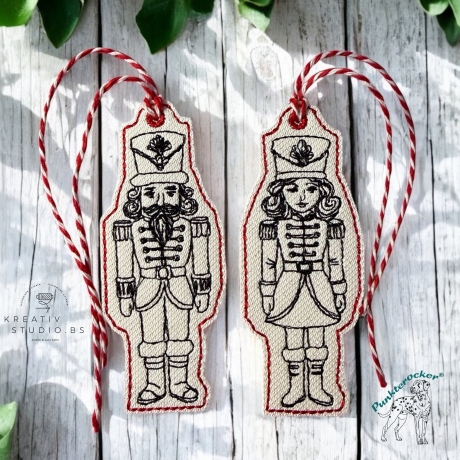 ITH | Anhänger | 2 Nussknacker | 8.02 x 9.60 cm