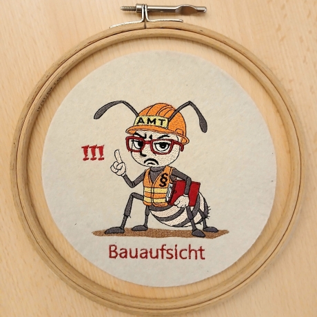 Ameise - Bauaufsicht | 10.12 x 9.96 cm | VS