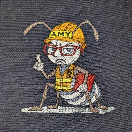 Ameise - Bauaufsicht | 10.12 x 9.96 cm | VS